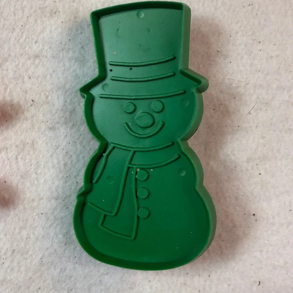 Vintage 80s Hallmark Christmas Cookie Cutter Red Green 7pc Grandmacore Americana